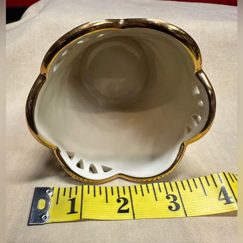 Lenox American by Design Merry Lights Porcelain Angel Votive with Gold Accents